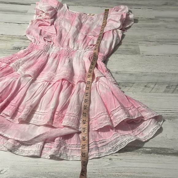 Love Shack Fancy Natasha Short Sleeve Eyelet Mini Dress Size XS - Picture 10 of 12